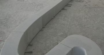 韶关 花岗岩整石坐凳拼装