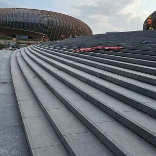 韶关 弧形整石台阶铺装效果图