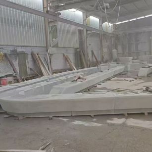 韶关 花岗岩整石坐凳拼装