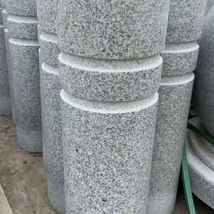 韶关 芝麻白花岗岩挡车柱、隔离柱多少钱