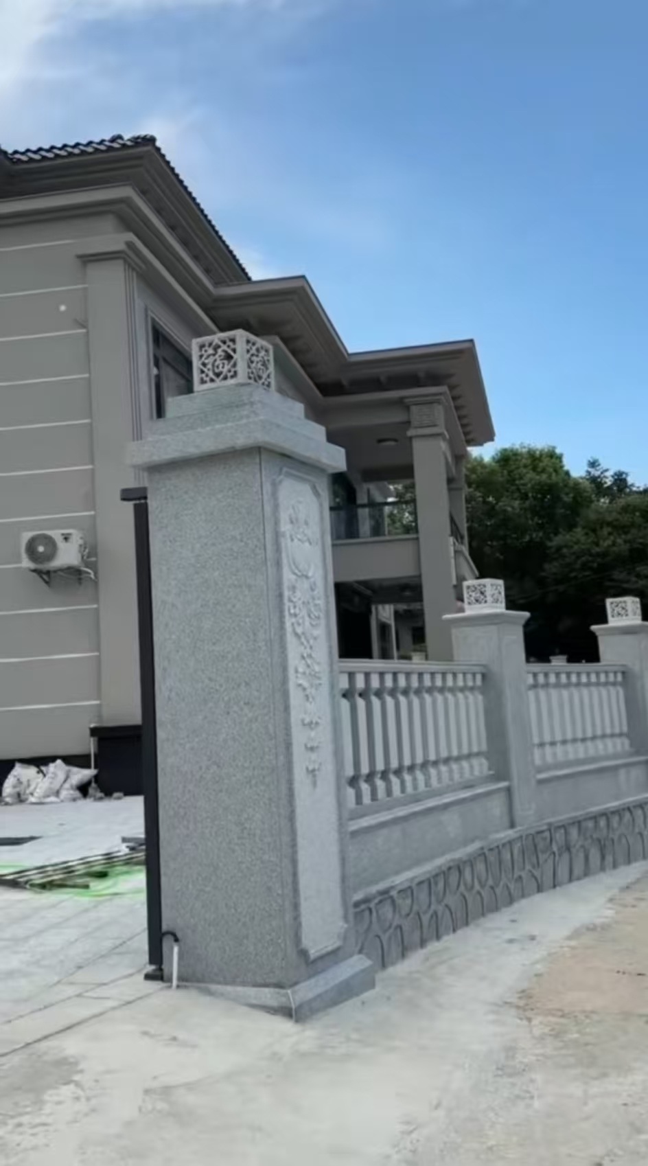韶关 芝麻白别墅围墙栏杆，私人订制