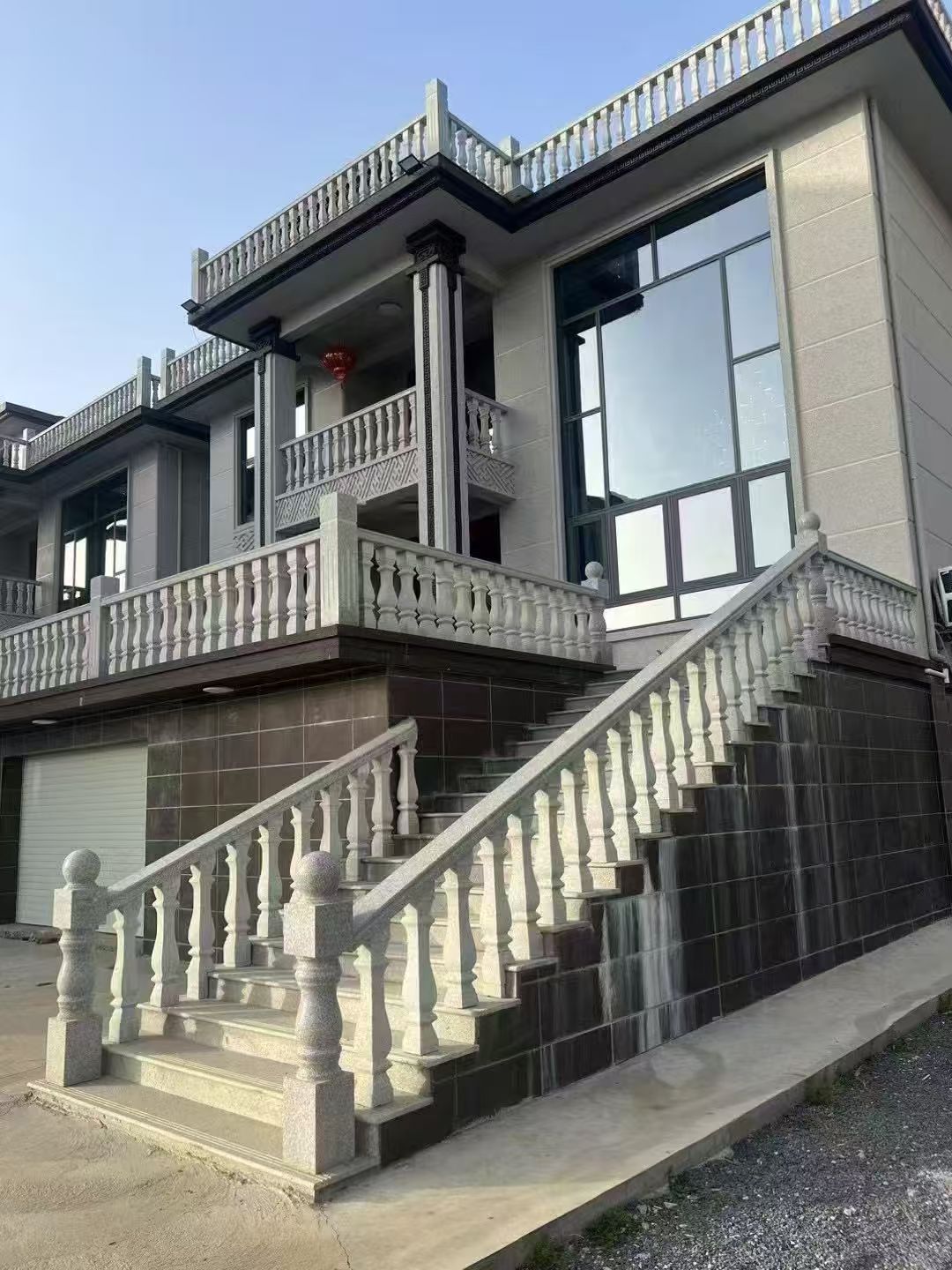 韶关 芝麻白别墅阳台栏杆，楼梯栏杆