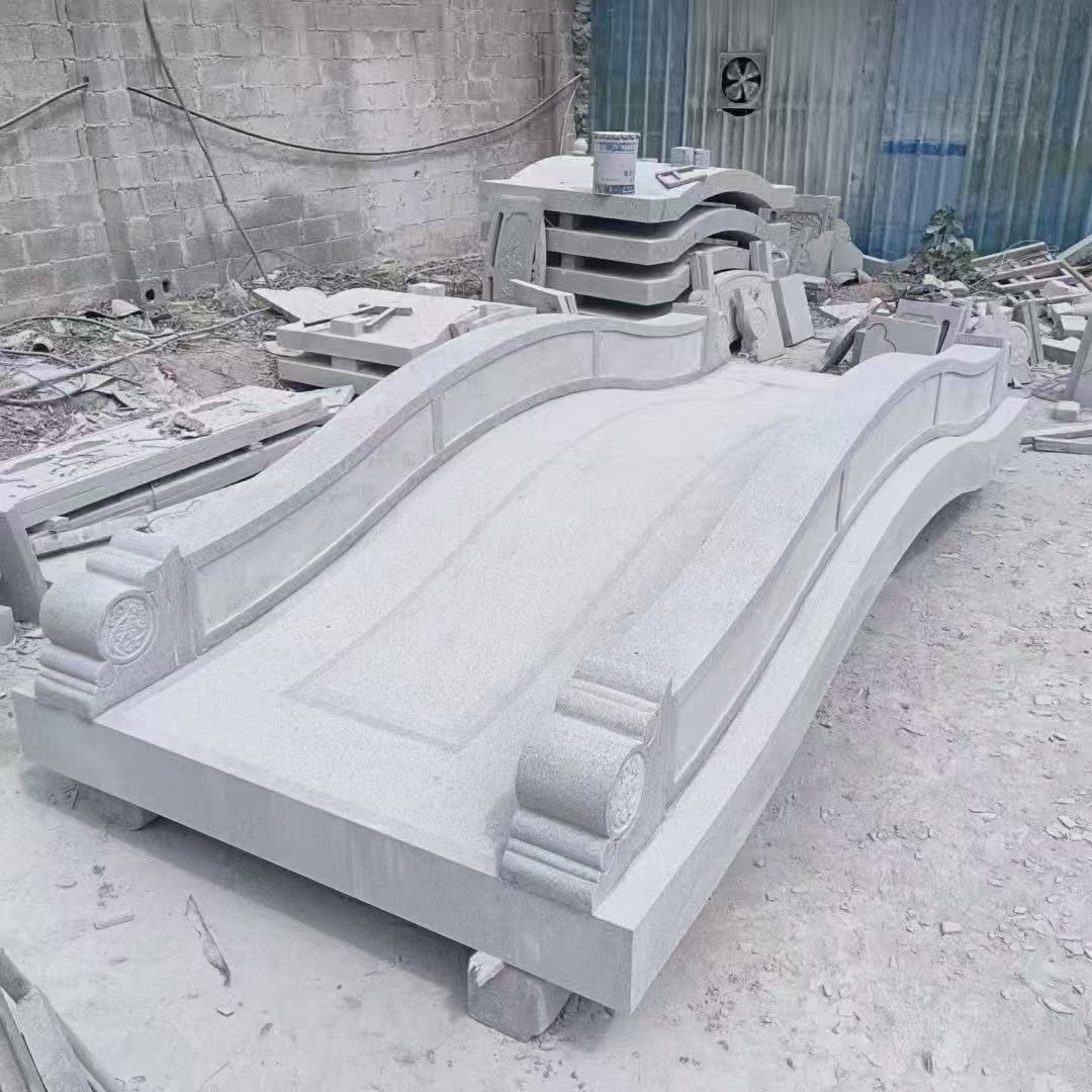 韶关 芝麻灰花岗岩园林景观 小石桥